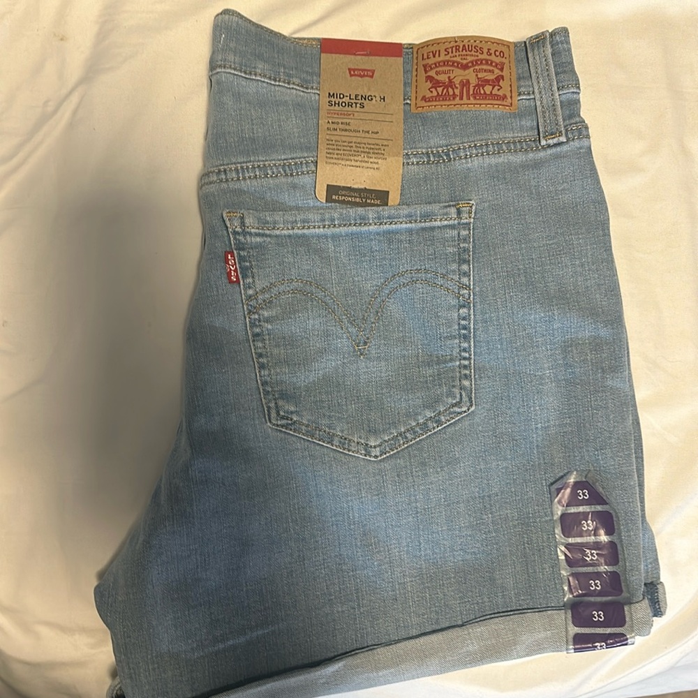 Levi’s mid-length shorts